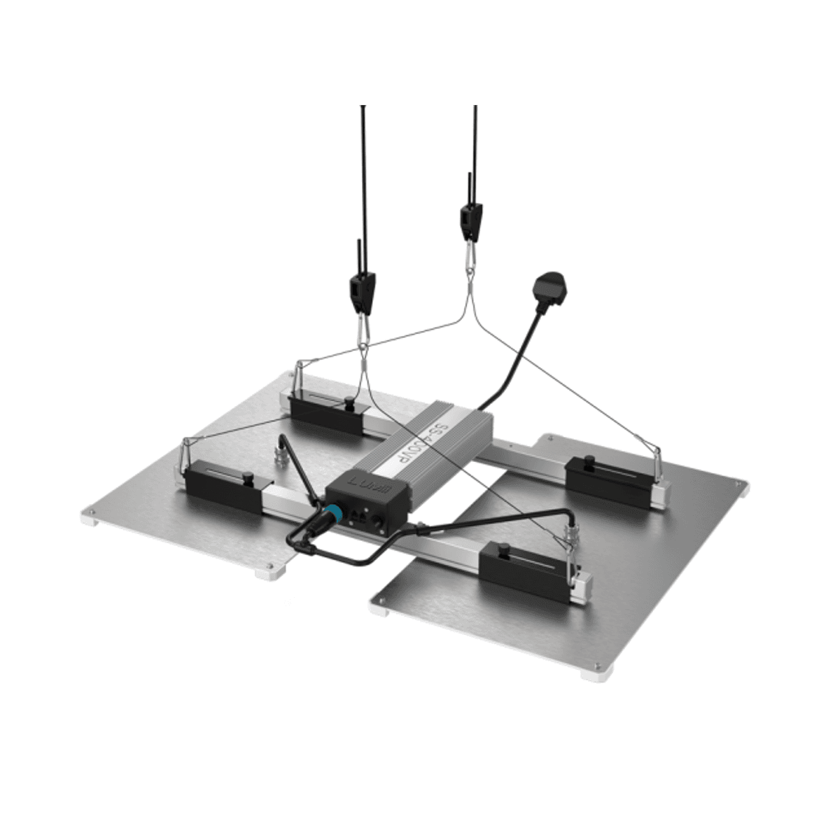 LUMii Black Blade LED plantelys, 400W Fullspekter